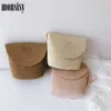 Рюкзаки Mosisy Fashion Srate Bag для девочек женщина маленькая сумочка летняя детская сумка соломенное крест -кузов детская кошелька для монеты для пляжа 220909