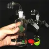 Bong Hookahs 워터 파이프를위한 블루 유리 애쉬 포수는 lacunaris inline 2 개의 벌집 Ashcatcher 14mm