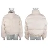 Женские падения Parkas CP Зима толстая короткая короткая мода черная кожаная палата элегантные хлопковые куртки на молнии Женские женщины 220909