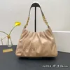 Bolsos de diseñador Cadena para mujer Bolsos de hombro para las axilas Fruncido Hobo Bolso Dama Tote Embrague Monedero Cierre de hebilla Moda Clásico Retro Cuero Ba