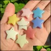 Charms Star Shape Luminous Stone Charms Fluorescencyjna czakra leczenie wisiorek świeci w ciemności na naszyjnik Akcesoria biżuterii