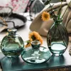 3PCS Classic Creative Mini Vase Top -Quality -Glas transparent Home Deco Wohnzimmer Reagenzflaschen Blume Vase Whole236L7083926