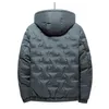 Mens Down Parkas Winter White Duck Jacket 패션 따뜻한 후드 가드 캐주얼 바람막이 남성 220909