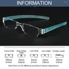 Sunglasses Small Ultra Light Rimless Pen Holder Reading Glasses With Tube Case Men Women Portable Pocket Eyewear Presbyopia