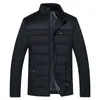 Herren down Parkas Herren Plüsch eingedickter Parkas Stand Halsband Winterjacke Herren Parker Mantel Winter warme dicke Reißverschlussmantel gepolstertem Mantel für Männer 220909