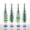 Mini Freezable Glycerin NC Kits Nector Collector Hookahs 14mm Smoking Hand Pipe Glass Bong Nector Collectors Tobacco Tools