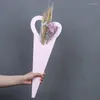 غلاف هدية كرافت الورق الأكياس زهرة روز بائع الزهور تغليف صندوق التغليف