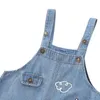 Salopette Enfants Denim Salopette Bébé Garçons Filles Bande Dessinée Pantalon D'été Pantalon Printemps Girafe Outwear 1-4Y Enfants Vêtements De Mode 220909