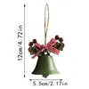 Décorations de Noël Cloche de Noël Jingle Bells Cloche en métal Ornement Arbre Suspendu Pendentif pour les décorations de Noël Année Fête Enfants Jouets # 50g 220908