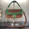 Evening Bags Women Interwoven Medium Handbag Fashion Handle Or Shoulder Strap Bags Quality Lady Crossbody Handbags Crochet PurseMulti Poche