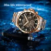 WRISTWATCHES AILANG MEN AUTOMATIC MECHANICAL WATCH TOP BRAND BIZNES SKELETON Watches Mens Multi-Funkcja Sportswatch Montre