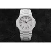 Montres de luxe pour la montre à hommes 40 mm 324 Mouvement mécanique Ice Cube Diamond AZ5p