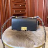 Cross Body Wysokiej jakości torby na ramiona Kobiety torebka skórzana luksusowa marka Crossbody Crossbody Fempody Lip Long Box 220314