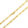 Link Chain Women ketting roestvrijstalen gouden kleurenketting ketting voor Wome