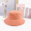 2022 신규 여자 와이드 브림 모자 여름 르 밥 artichaut 버킷 모자 태양 보호