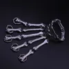 Bracelet gothique squelette tout en os pour hommes et femmes, bijoux d'halloween