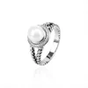 Women Quality Design Jewelry Fashion Designer Twisted for Imitation Rings Pearl Vintage High Wire Ring Ladies Engagement Gift 2XWP
