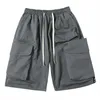 Shorts pour hommes Hop Hip Cargo Hommes 2022 Tactique Streetwear Lâche Baggy Été Multi Poches Longueur Au Genou Pantalon Court