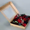 Fleurs décoratives Mariage Artificiel Rose Combo Box Set Pour DIY Bouquets Centres De Table Arrangements De Fleurs