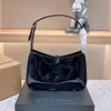 Nouveau designerbag luxe femmes sacs à bandoulière sac à main en cuir verni designer portefeuille portefeuille femme sacs à main 2022haute qualité sac sous les bras de couleur unie