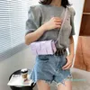 2022 new fashion Waist Bags Weave Design PU Leather Small Fanny Packs For Women Summer Fashion Ladies Belt Bag Girls Shoulder Purses top quality