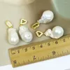 Pendentif Colliers 5 Pcs Naturel Perles Baroques Pendentifs Perle D'eau Douce Forme Libre Avec Fermoir Zircon 90250