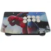 Joysticks Oyun Denetleyicileri Racj500b Tüm Düğmeler Hitbox Style Arcade Joystick Fight Stick Controller PC USB için Sanat Paneli