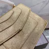 أكياس مسائية حقيبة اليد كروسة حقيبة نساء الكتف حقيبة يد الذهب أكياس من الجلد الحقيقي محفظة رفرف محفظة المقصورة الداخلية