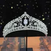 Headpieces Crystal Crown and Barock Princess Wedding Rhinestone Birthday Tiara Headdress Bridal Hair Accessory