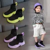 Sapatos atléticos Botas Hightop Botas respiráveis Flying Children039S Sports Girls039 Soques Kid9744965