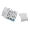 Cabos de computador 2pcs Cat6 Módulo de rede Soquete RJ45 Adaptador de conector Keystone Jack