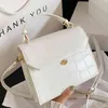 Steen Patent White Crossbody Tasks For Women 2021 Summer Style Small Handbag Mini Tas Pu Leather Handbag Ladi Digner Bollocks