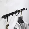 Robe Hooks Wall-mounted Aluminum Coat Clothes Towel Hook Hat Handbag Holder Livingroom Bathroom Hanger Kitchen Accessories 20220908 E3