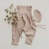 Overalls Baby Boys Girls Romper Summer Toddler born Infant Sleeveless Cotton Linen Jumpsuits Playsuits Overalls Outfits Infant Garment 220909