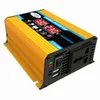 4000W 12V〜220V/110V LEDカーパワーインバーターコンバーター充電器アダプターデュアルUSB電圧トランス修正サイン波