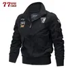 Mens Jackets Veste tactique hommes automne printemps Bomber coton manteau grande taille broderie avion pilote Cargo vestes mâle Jaqueta Masculina 220909