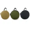 DHL50PCS Monety torebki Mężczyźni Oxford Plain Army Green Circle w kształcie klęczki słuchawkowej