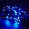 Saiten Weihnachtsbeleuchtung 10m 100LEDs Farbe LED-Lichterkette Dekoration für Party Urlaub Beleuchtung Outdoor Girlande Navidad Fee