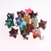 Charms Merkaba Star Natural Stone Charms Wiselds for DIY Naszyjnik Biżuteria Medytacja Czakra Reiki Uzdrawianie ochrony energii Decorati dhrwr