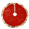 Noel Süslemeleri Ağaç Yuvarlak Zemin Kapağı Ağaçları Etek Diy dekorasyon Noel Kazak Yıl Malzemeleri Düğün Dekor