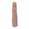 False Nails Professional Fake Nail Art Finger Practice Model Manicure Training Hand Gel Polish Display Tools Plastic Acrylic