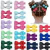 ملحقات الشعر 10pcs/الكثير من الألوان الصلبة Grosgrain Ribbon Bowknot Choundler Clips Handmade Bows Baby Barrettes Hairpins Po Props Hompts