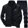 Chándales para hombres Gimnasio Chaqueta de primavera Pantalones Chándal casual Hombres Ropa deportiva Chándales Hombres Sudadera de poliéster Sporting Fleece ropa hombre 220909