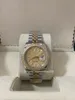 Med Box Steel Automatic Datejust 36mm titta på full diamant lady woman moissanite klockor för man big is out designer armbandsur 8190931