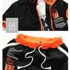 Tracksuits voor heren mode mannen korte mouw tracksuit casual sportieve pak hoodies en shorts m-xxl ayg276 220909