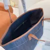 Abendtaschen Denim Tragetaschen Frauen Hohe Kapazität Handtasche Umhängetaschen Leder Luxus Designer Umhängetasche Weibliche Einkaufspakete 220326