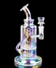 Em estoque Clear 5 polegadas de altura Mini Recyer Dab Rigs Fab Egg Glass Water Mini Bong New Arrvial com 10mm Banger Fumar Hookah