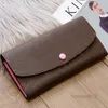 Wallets Fashion Women Clutch Wallet Quality Fold Wallets Ladies Long Classical Old Flower Purse Luxurys Pu Leather Bag Credit Cards Slots