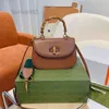 Abendtaschen Hochwertige Taschen Damen Handtasche mit zwei Schultergurten Leder Luxus Designer Bambus Griff Brieftasche Umhängetasche 220321