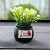 Interior Decorations Car Ornament Simulation Plant Auspicious Fruit Potted Center Console Decoration Products Auto Accessories